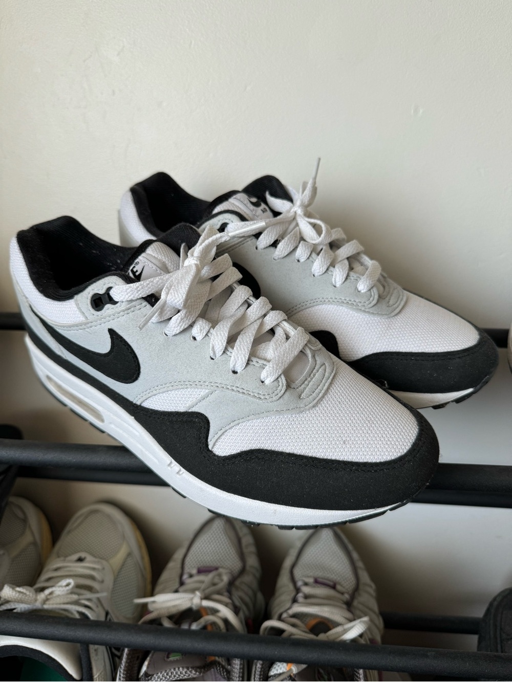 NIKE Air Max 1 Black grey white size 9 US mens